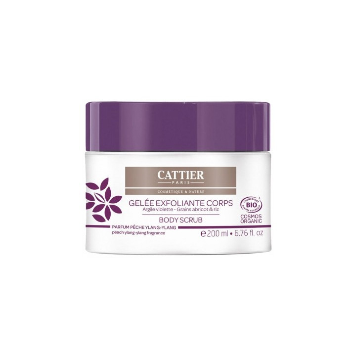 Gelée Exfoliante Corps Bio Cattier - Exfoliation douce et efficace