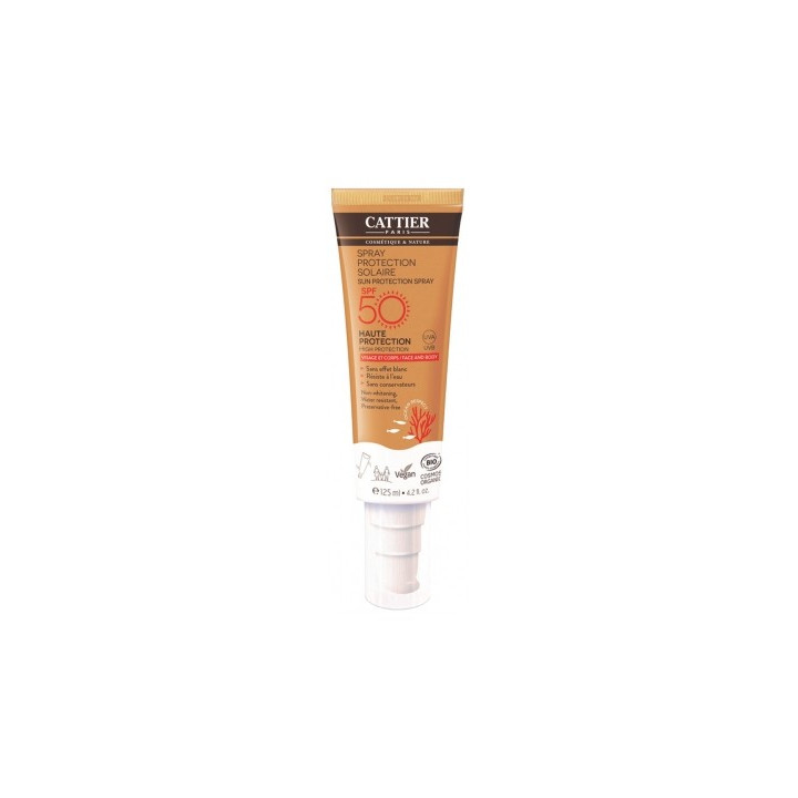 Spray Solaire Bio SPF 50 Cattier