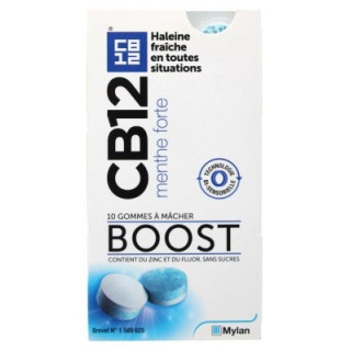 CB12 Boost Strong Mint - Gommes à mâcher pour une haleine fraîche