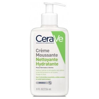 Crème moussante nettoyante hydratante CeraVe