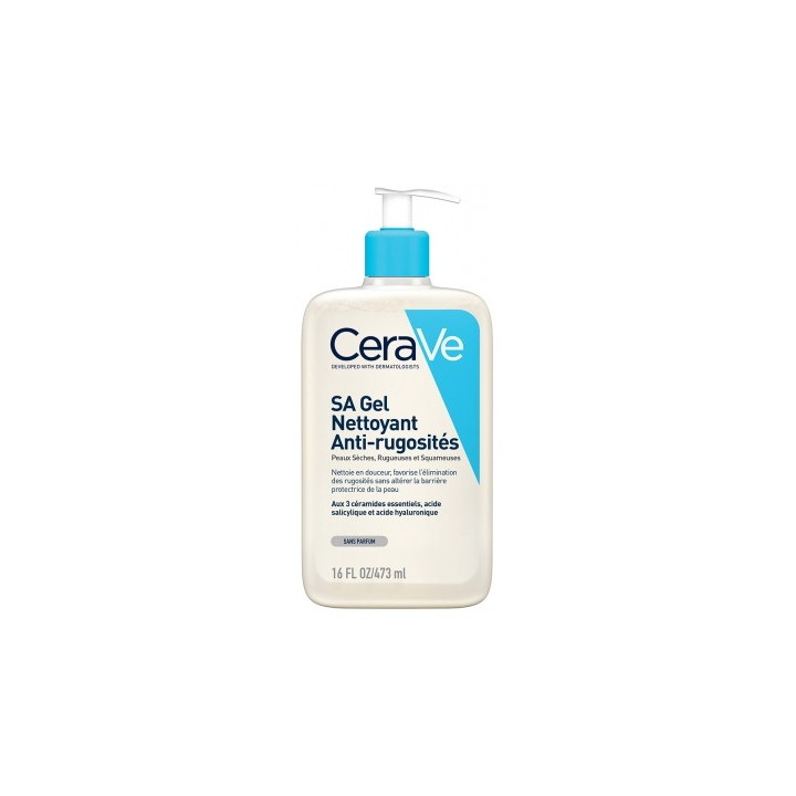 CeraVe SA Gel Nettoyant Anti-Rugosités 473 ml