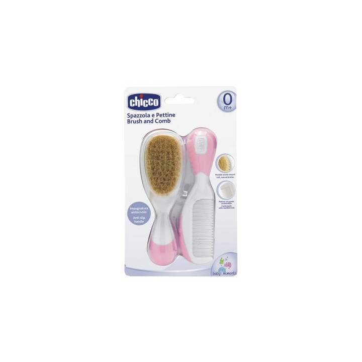 Brosse et Peigne bébé Chicco 0 Mois et +