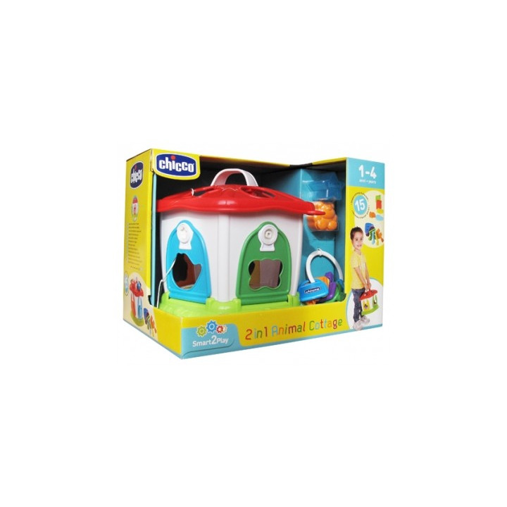 Jouet d’éveil Chicco Smart2Play Cottage des Animaux 3en1
