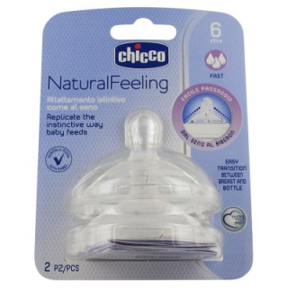 Tétines Chicco Natural Feeling Débit Rapide