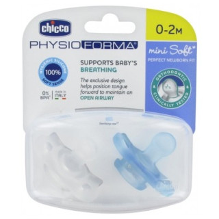 Sucettes Chicco Physio Forma Mini Soft 0-2 Mois