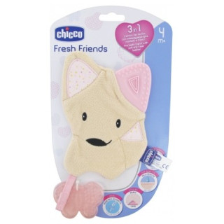 Doudou de dentition Chicco Fresh Friends 3en1
