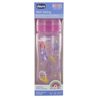 Biberon Chicco Well Being Colors 330 ml