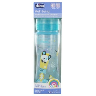 Biberon Chicco Well Being Colors 330 ml
