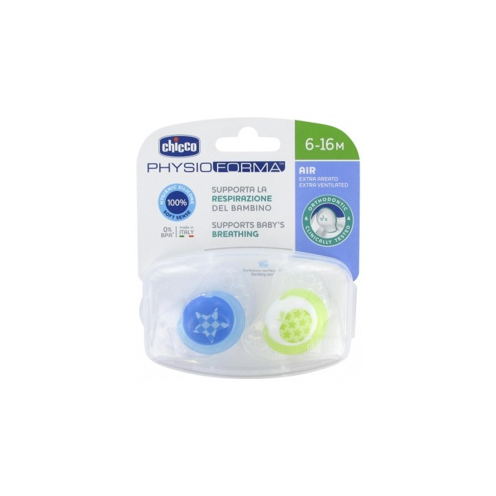 Sucettes Chicco Physio Forma Air 6-16 mois