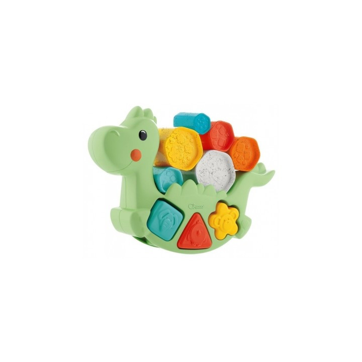 Chicco 2en1 Lino le Dino Eco+ - Jouet éducatif pour enfants