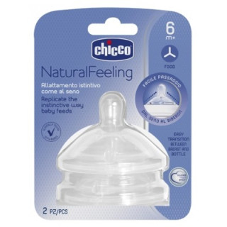 Tétines Chicco Natural Feeling Débit Repas