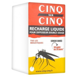 Recharge liquide anti-moustiques Cinq sur Cinq