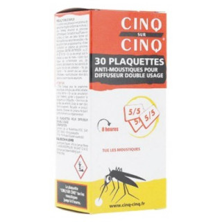 Plaquettes anti-moustiques Cinq sur Cinq