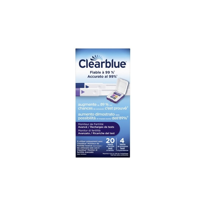 Recharge de tests Clearblue pour moniteur de fertilité