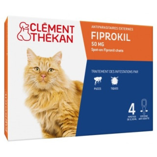 Fiprokil 50 mg Chat - Antiparasitaire pour chats