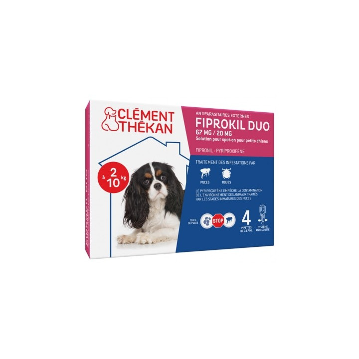 Fiprokil Duo pour chien - Antiparasitaire