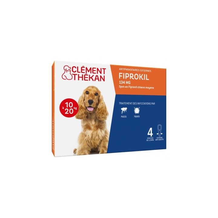 Fiprokil 134 mg pour chiens moyens