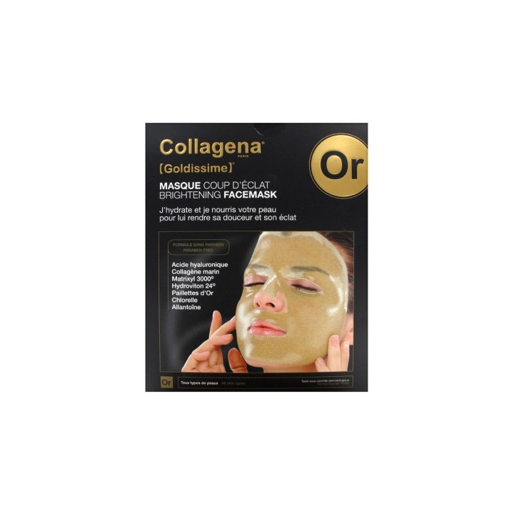 Collagena Goldissime Masque Coup d’Éclat - Peau Éclatante