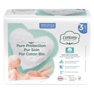 Cottony Couches en Coton Bio Taille 3