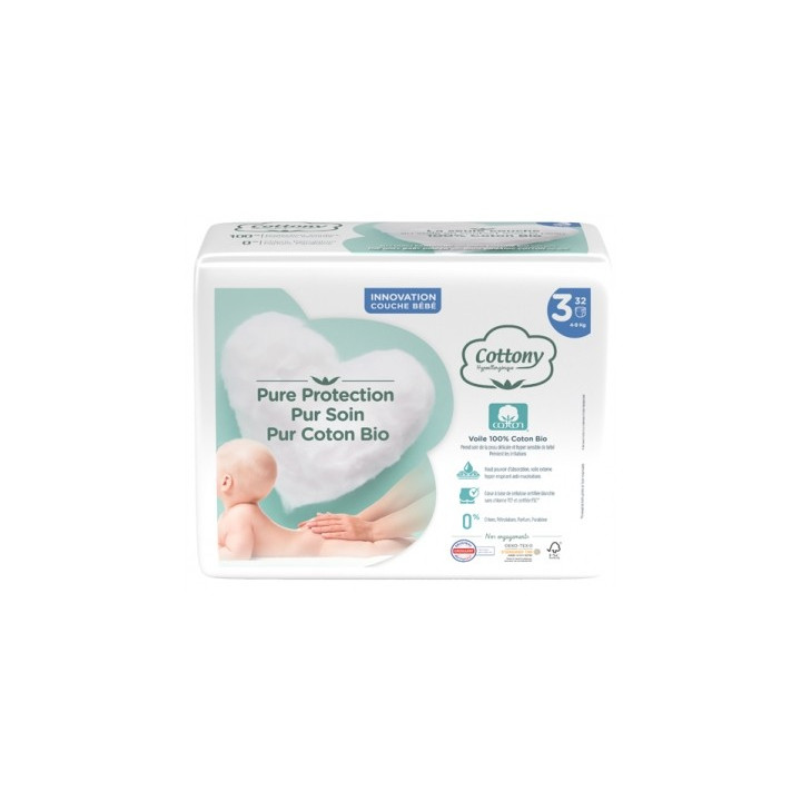 Cottony Couches en Coton Bio Taille 3