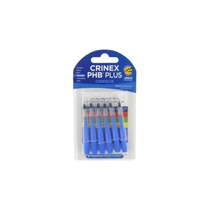 Brossettes interproximales Crinex PHB Plus Conique 1.3