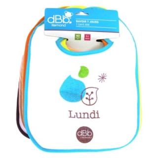 Bavoirs dBb Remond 7 jours pour bébé 4 mois+