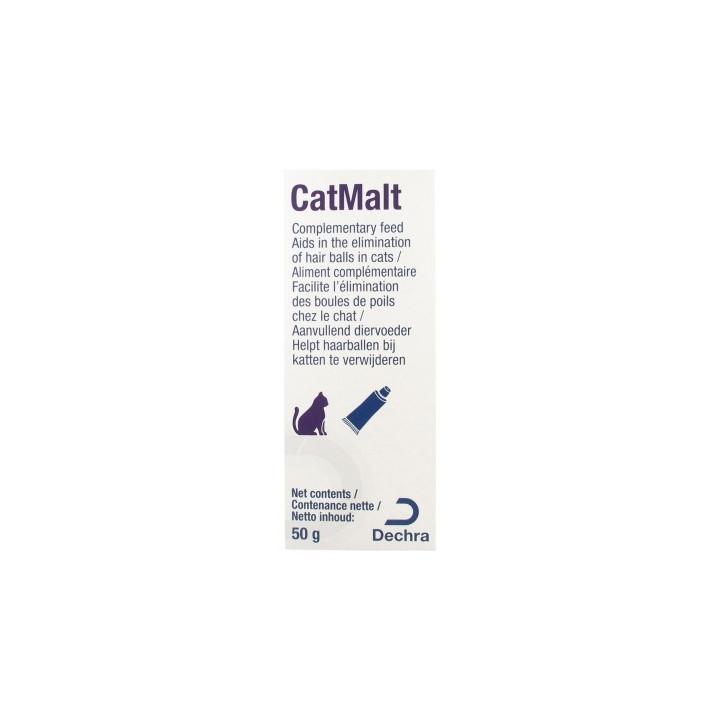 Dechra CatMalt 50 g - Anti-boules de poils pour chats