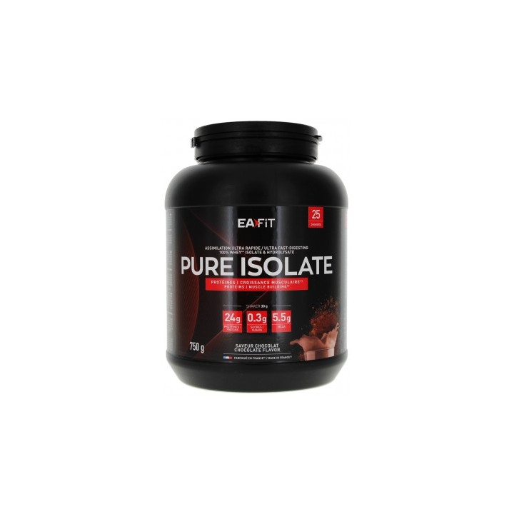 Eafit Pure Isolate 750 g - Protéine de lactosérum pour athlètes