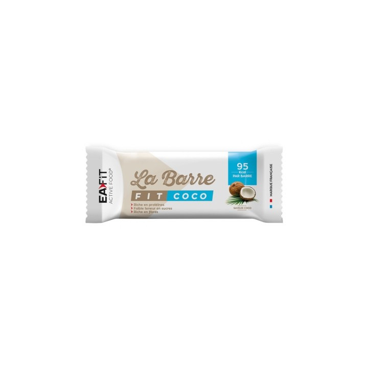 Barre protéinée Eafit Active Food La Barre Fit Saveur Coco
