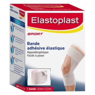 Bande adhésive élastique Elastoplast 8 cm x 2,5 m