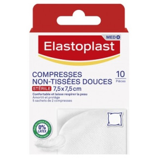 Compresses non-tissées Elastoplast 7,5 cm x 7,5 cm