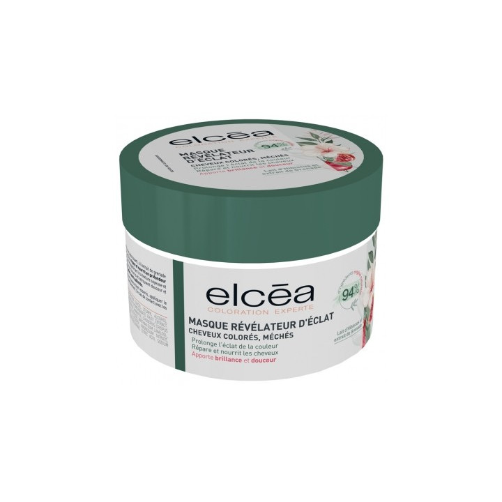 Masque Révélateur d'Éclat Elcéa pour cheveux colorés