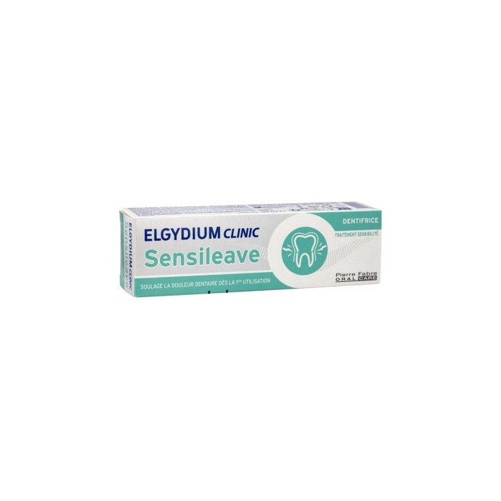 Dentifrice contre sensibilité dentaire - Elgydium Clinic Sensileave