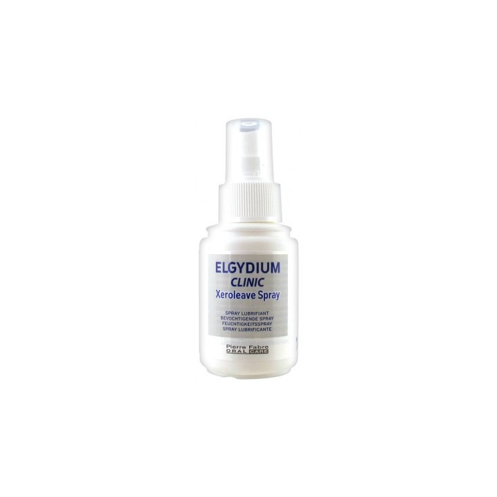 Elgydium Clinic Xeroleave - Spray Lubrifiant pour Sécheresse Buccale
