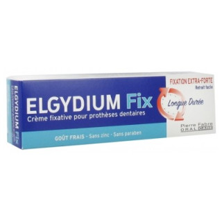 Crème fixative Elgydium Fix pour prothèses dentaires