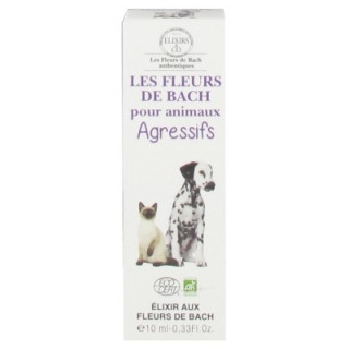 Élixir Fleurs de Bach pour Animaux Agressifs Bio