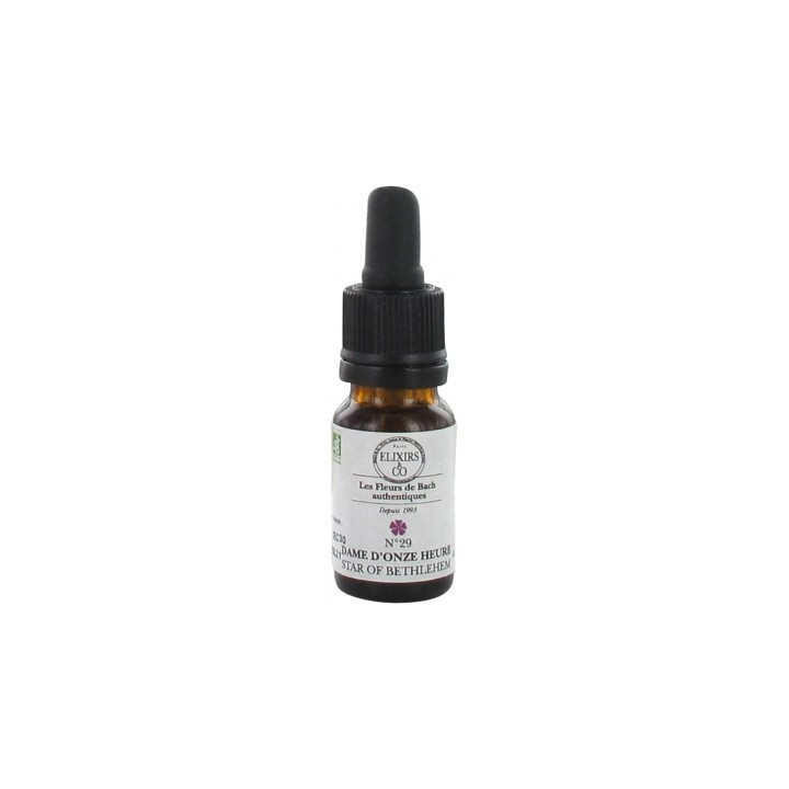 Elixirs & Co Elixirs De Bach N°29 Dame D'Onze Heure Bio 10 ml