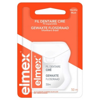 Fil dentaire ciré Elmex 50 m