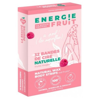 Épilation naturelle avec les Bandes de Cire Energie Fruit
