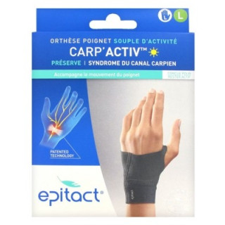 Orthèse de poignet souple d'activité Carp'Activ main gauche