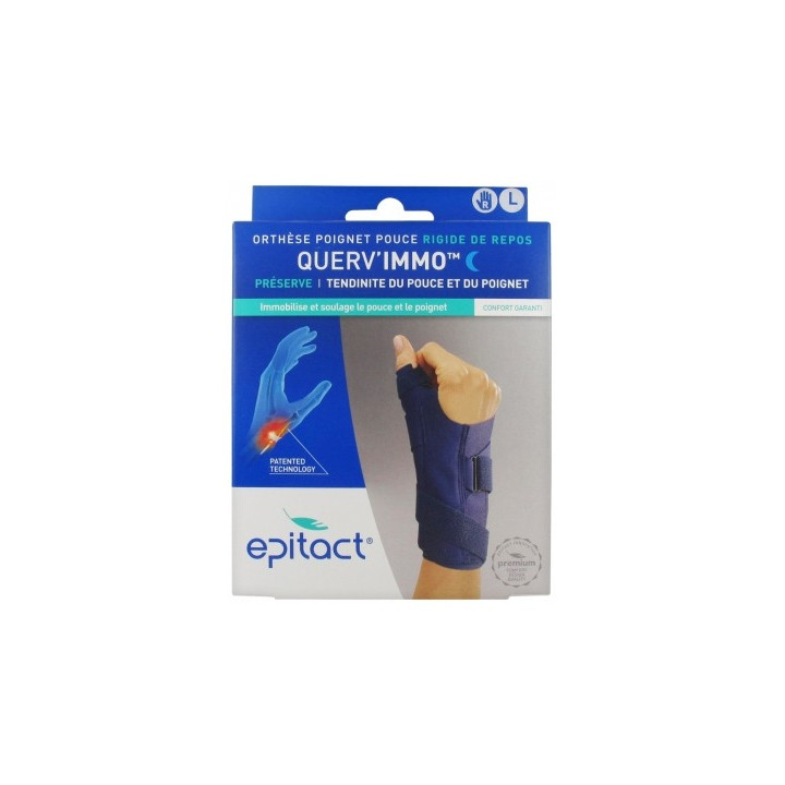 Orthèse Querv'Immo pour tendinite de Quervain
