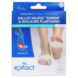 Coussinets Epitact Double Protection pour hallux valgus