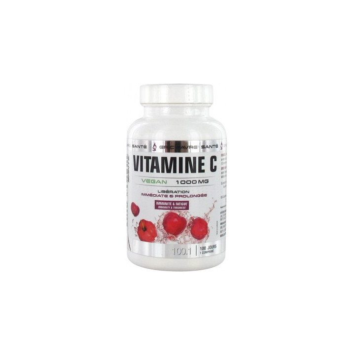 Vitamine C Vegan 1000 mg - Complément alimentaire