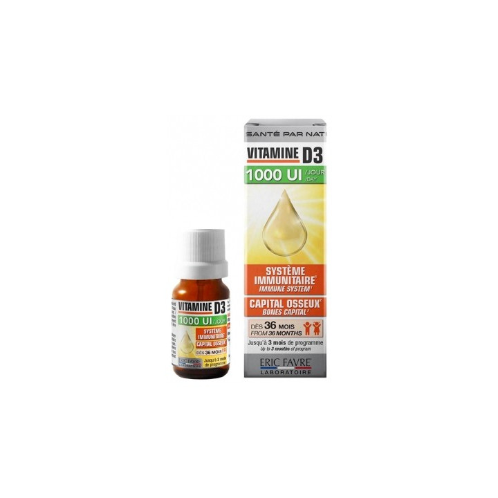 Vitamine D3 Eric Favre 20 ml