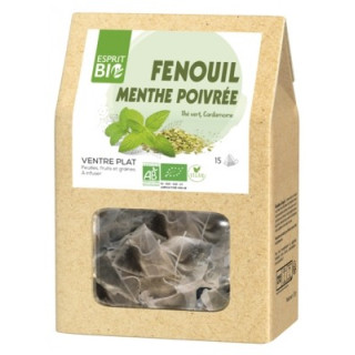 Infusion Esprit Bio Fenouil Menthe Poivrée