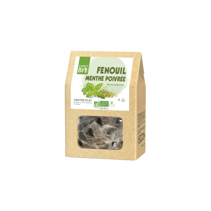 Infusion Esprit Bio Fenouil Menthe Poivrée