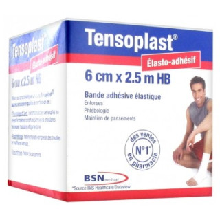Bande Adhésive Élastique Tensoplast 6 cm x 2,5 m