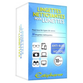 Lingettes nettoyantes pour lunettes Estipharm