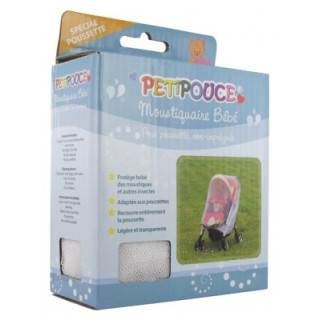 Moustiquaire pour poussette bébé Estipharm Petipouce