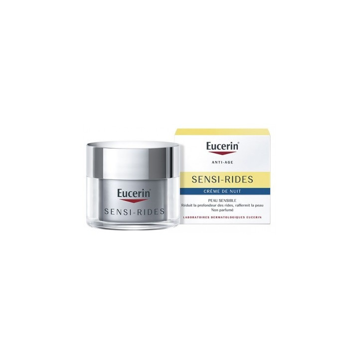 Crème de nuit anti-rides Eucerin Sensi-Rides